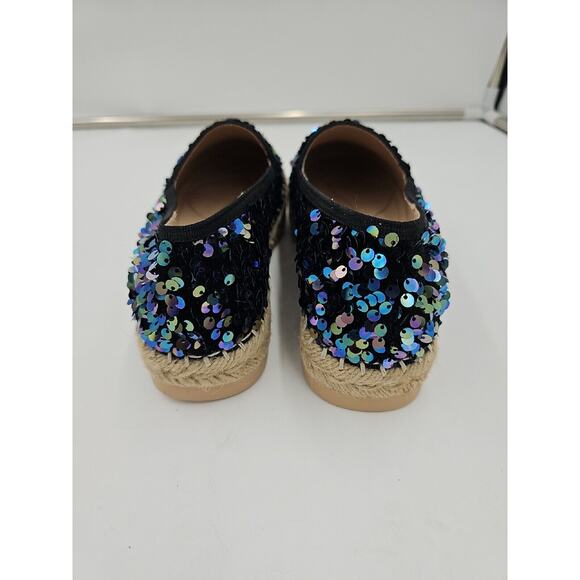 Jijixi Sequins Comfort Loafers Size 235 US 7 - Picture 3 of 5